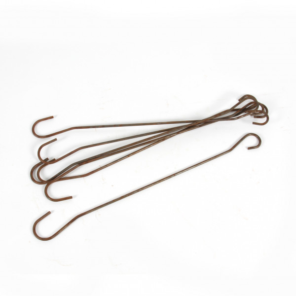 Haken 50 cm, metall rost