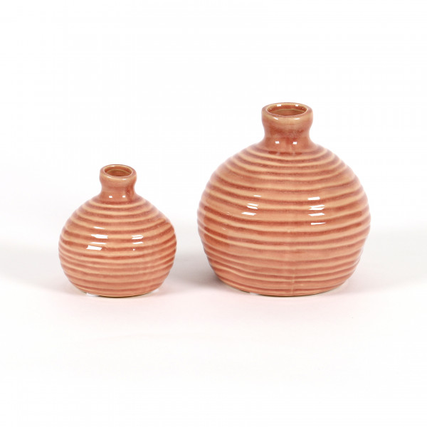 Keramik Mini-Vase Samos, kugelig