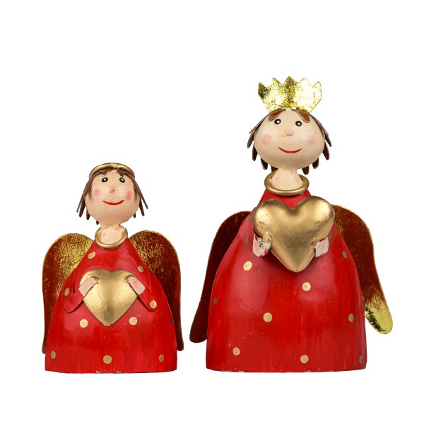 Stehender Engel Ariel mit Herz