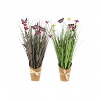 Sommerwiese getopft mit Schmetterlingen 44cm Sommerwiese getopft mit Schmetterlingen 44cm