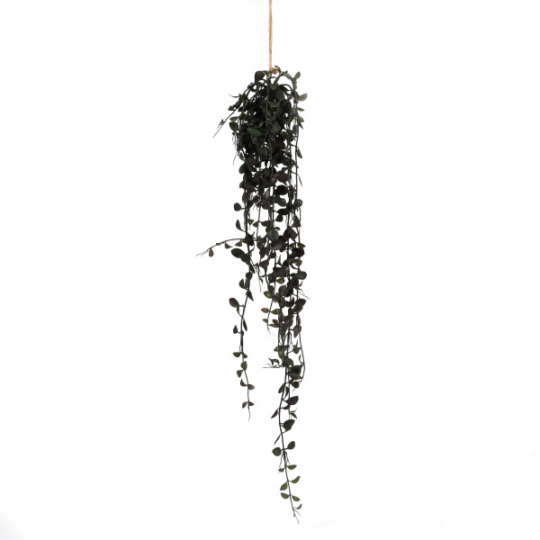 Blatthänger Herzform , 75cm, burgund