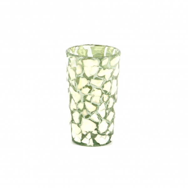 Teelichtglas Coquille 8x8x13 cm