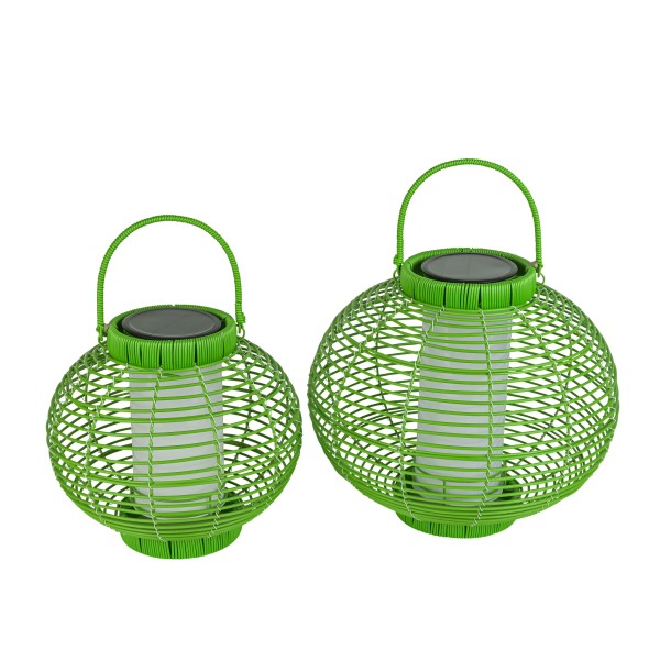 LED Kugel-Laterne Kunststoff mit Licht -Sensor