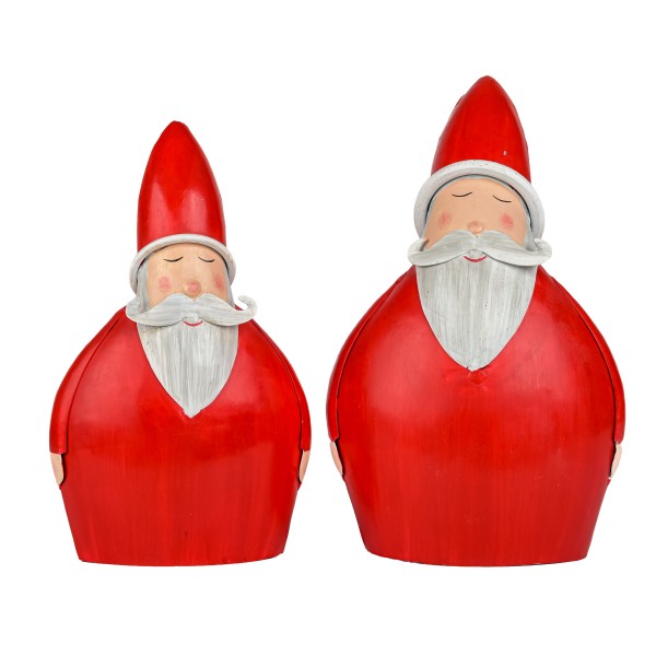 Metall-Santa Lächelnder Lasse