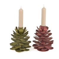 Spitzkerzenhalter Tannenzapfen Spitzkerzenhalter Tannenzapfen