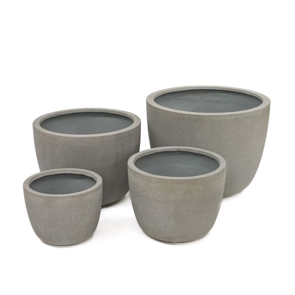 Creastone Pflanz-Topf rund