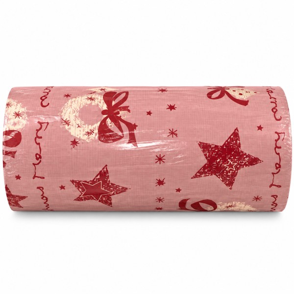 Kraftpapier 50 cm 7 Kg Merry Christmas berry