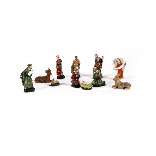 Poly-Krippenset, 11-teilig, 1,4x5cm