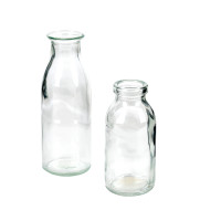 Glasflasche klar, D 4 Glasflasche klar, D 4