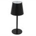 LED Tischlampe mit Touch 11x11x26cm schwarz
