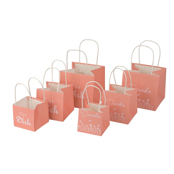 Papier-Pflanz-Tüte,apricot