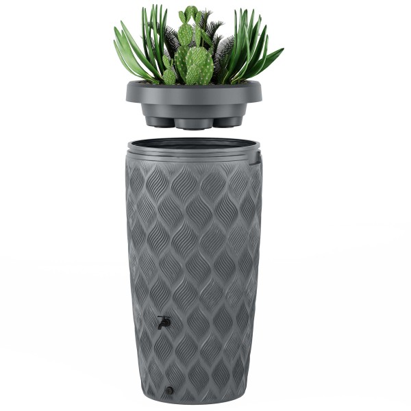 Wassertank, 240l, H112cm, anthrazit, Kunststoff