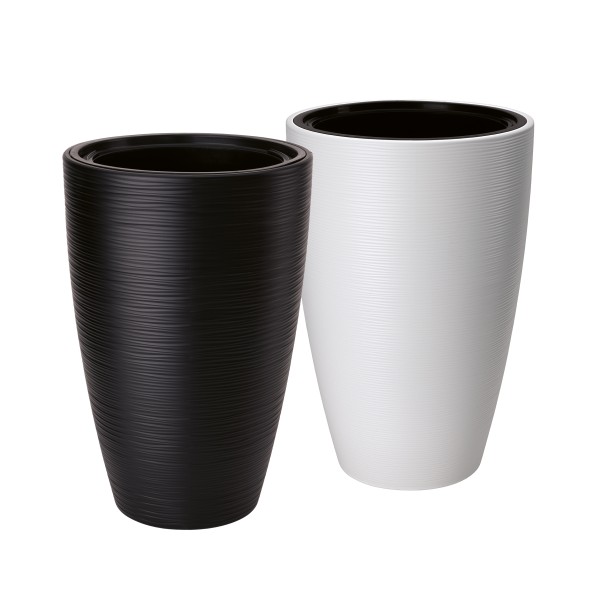 Pflanztopf Gobi Slim , 30xH48cm, mit Einsatz, Kunststoff