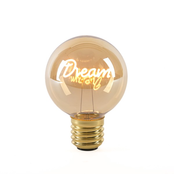 LED Glühbirne Dream m. USB Recharge Anschluss 9,5x14 cm