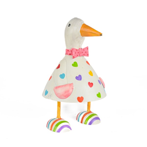 Metall-Ente,stehend,15x14x23cm