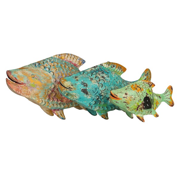 Metallfisch Cleo , Windlicht