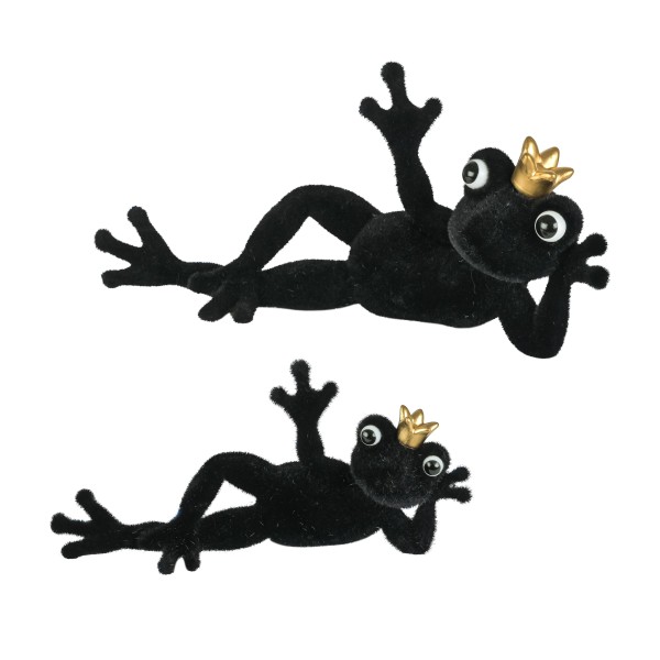 Froschkönig Diego ,liegend/grüßend