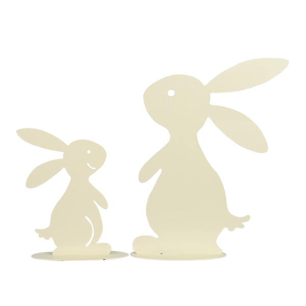 Metal - Aufsteller Hase Freddy