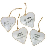 Metall Herz 8x8cm,2x4Sprüche.sort.in Box zum hängen Metall Herz 8x8cm,2x4Sprüche.sort.in Box zum hängen