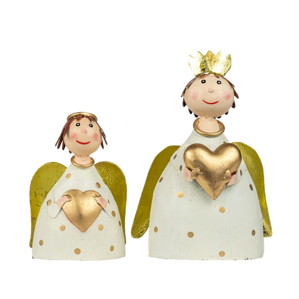 Stehender Engel Ariel mit Herz