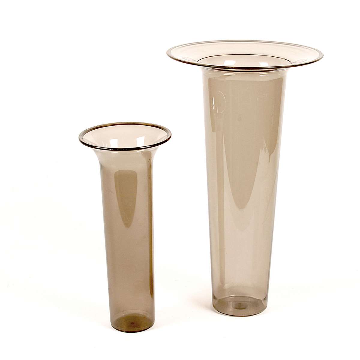 Bodenvaseneinsatz H 32 Vaso In Vetro Trasparente Topazio - Altezza 32,5 Cm, Diametro 22,5 Cm, Design Elegante - 2