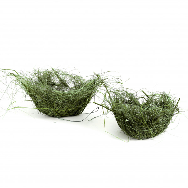 Deko-Herzkorb ,mit langhalmigen Gras