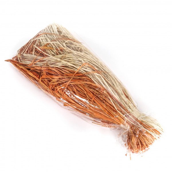 Raffia Kombination 300 gr. weiß-hellorange 51/57