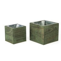 Holz Pflanzkasten quadr. Holz Pflanzkasten quadr.