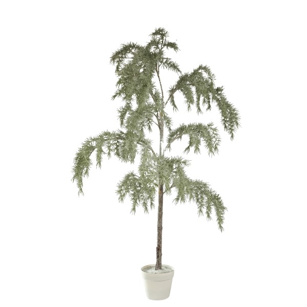 Tannenbaum Tomi , getopft, hängend weiß-grün, 168 cm