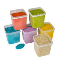 Granulat Deko Kies 2-3mm im 5 Liter Eime r Granulat Deko Kies 2-3mm im 5 Liter Eime r