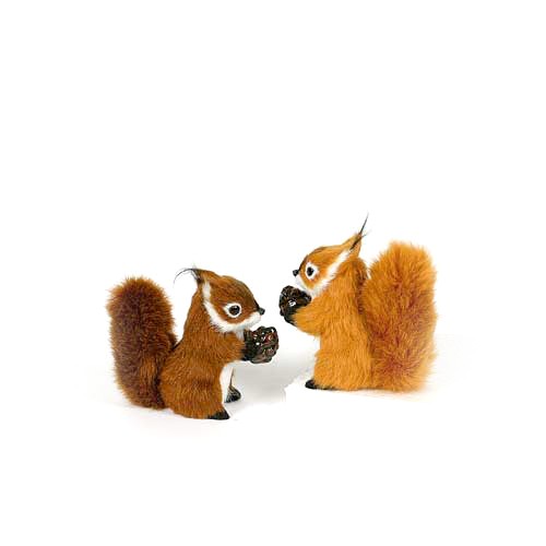 Eichhörnchen mit Nuss,10 cm Plüsch