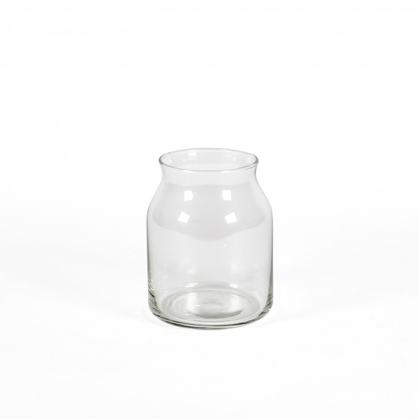 Glasvase Bottle, H15cm D12cm klar