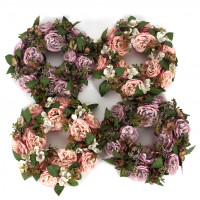 Rosen-Hortensie-Kranz, 30 cm flieder Rosen-Hortensie-Kranz, 30 cm flieder