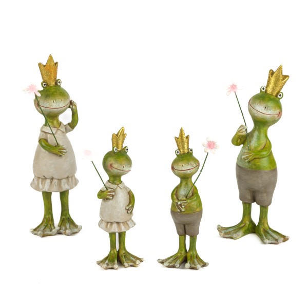 Poly Froschkönig Robert&Rosie 2Modelle sortiert