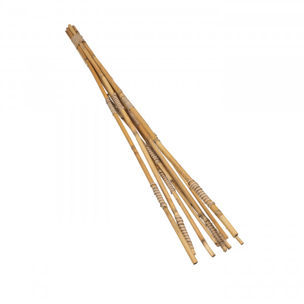 Raffia Bamboo Reed 9 Stück 100 cm natur