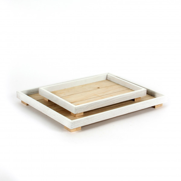 Holz-Tablett rechteckig