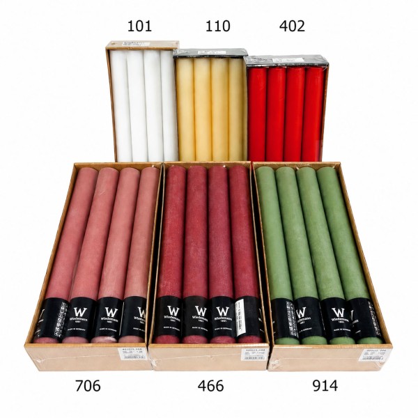 Stabkerze Marble 280/35 cm Tray x 8Stück