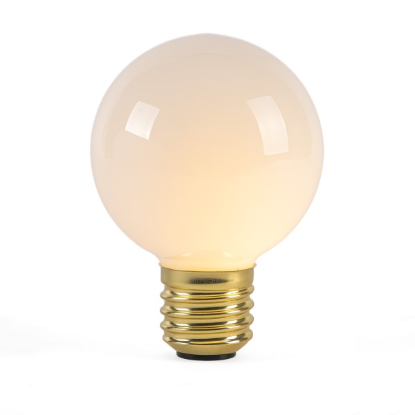 LED Glühbirne White m. USB Recharge Anschluss 9,5x14 cm