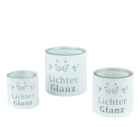 Metall-Windlicht Lichterglanz mit Glas Metall-Windlicht Lichterglanz mit Glas