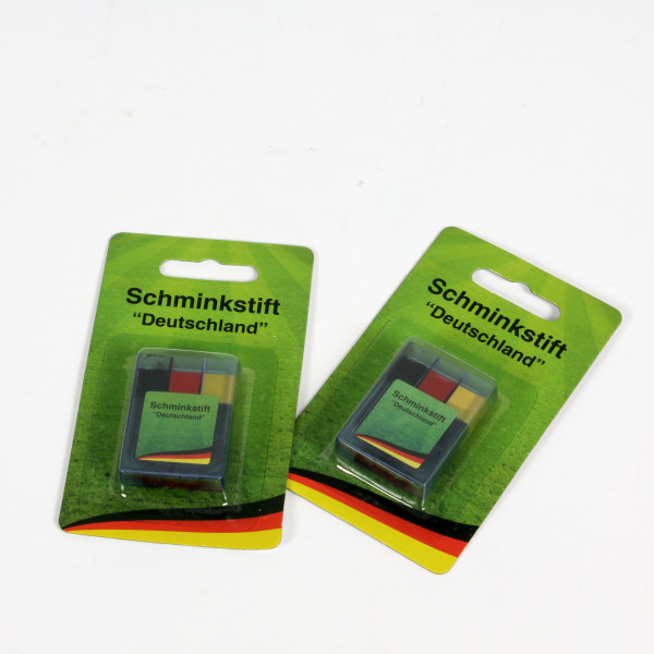 Schminkstift schwarz-rot-gelb Deutschland