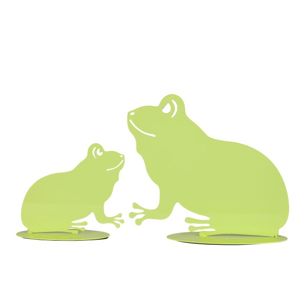 Metal - Aufsteller Frosch Kalle h23 cm, grün