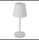 LED Tischlampe mit Touch 11x11x26cm weiß