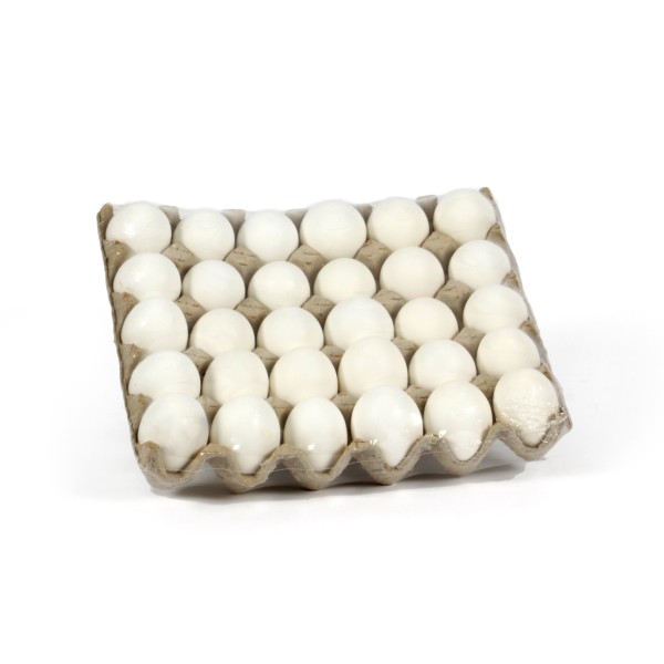 Hühnereier Tray/30, weiß