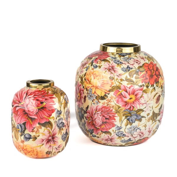Metall-Vase Fiore