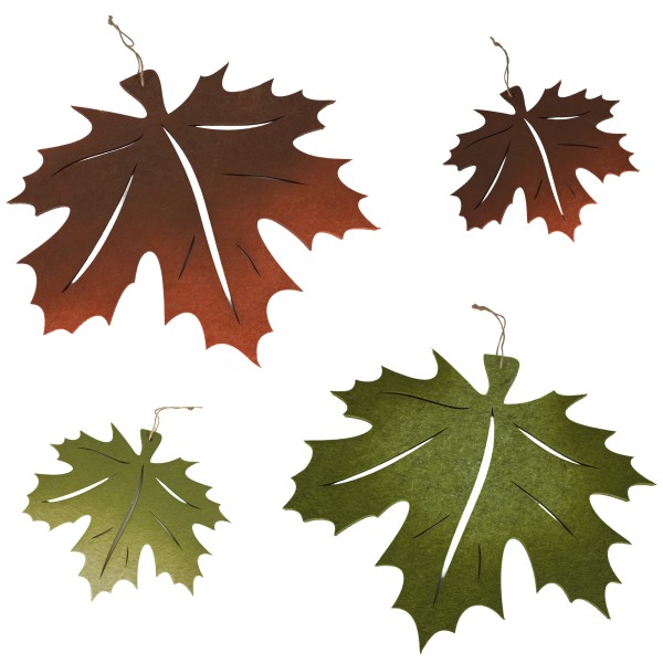 Hänge-Deko Herbstlaub
