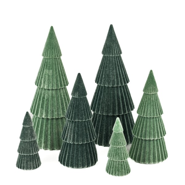 Poly Deko-Baum, beflockt