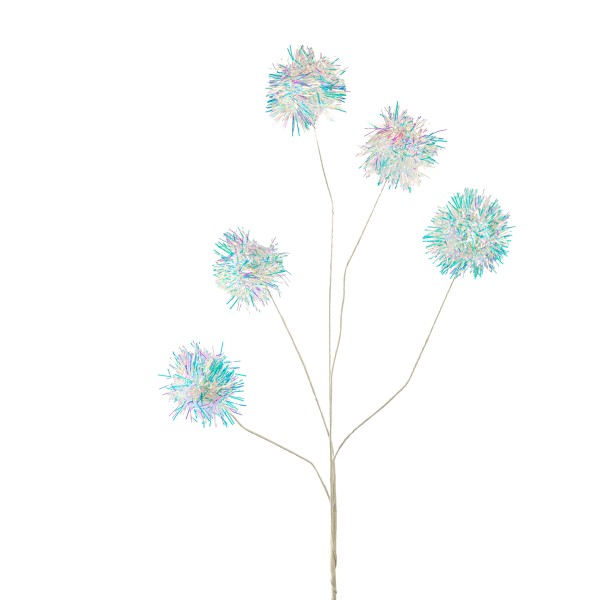 Distelzweig, irisierend, 75cm