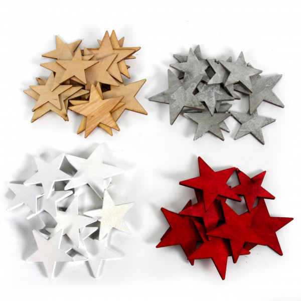 Streudeko Stern,36x5cm/72x4 cm Btl a 108St.
