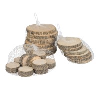 Holzscheiben mit Rinde, natur Holzscheiben mit Rinde, natur