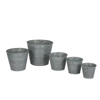 Zink Topf konisch mit Rillen Zink Topf konisch mit Rillen